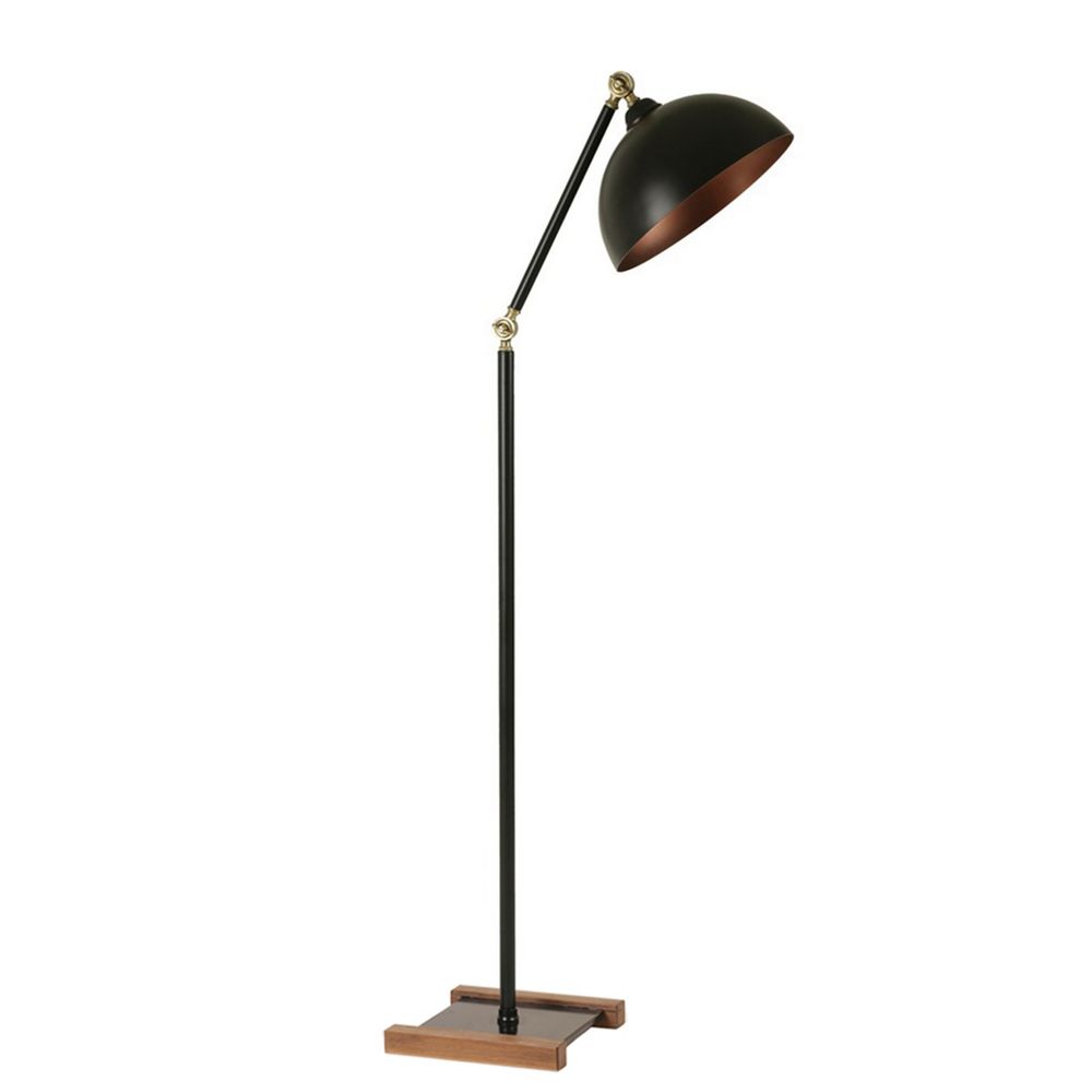 Milas Siyah Lambader Retro 3 Başlıklı Black Floor Lamp slika 1
