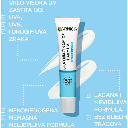 Garnier Pure Active matirajući fluid za zaštitu od sunca SPF50+ 40ml slika 5