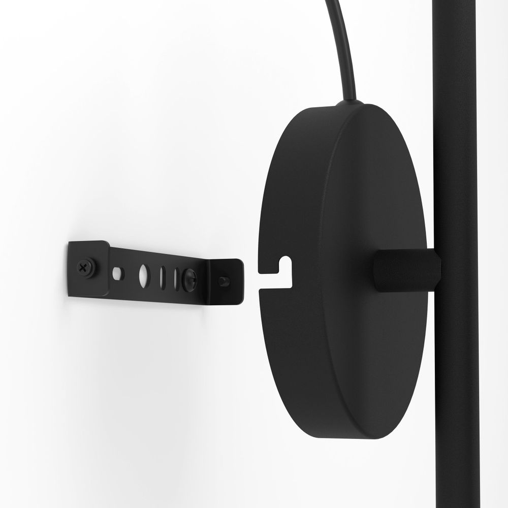 Eglo zidna lampa 'Canterras' E27, tamno siva/bijela slika 3