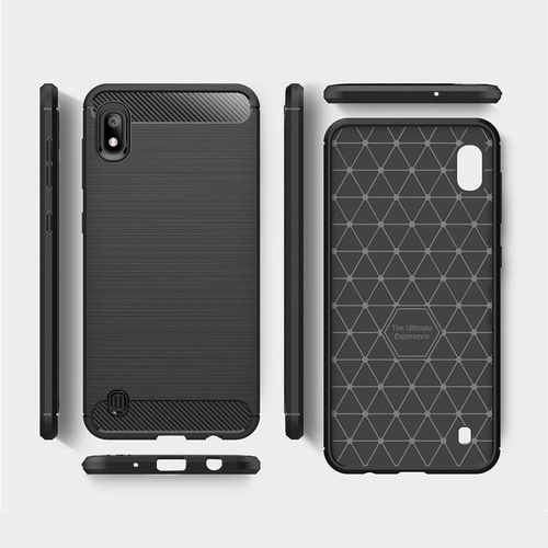 Carbon Case Fleksibilna TPU futrola za Samsung Galaxy A10 crna slika 3