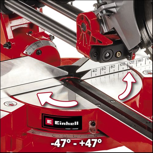 EINHELL Expert akumulatorska potezna preklopna pila Power X-Change TE-SM 36/210 Li-Solo slika 5