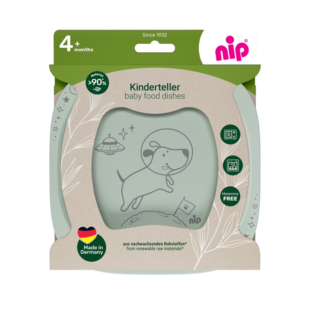 nip® Dječiji tanjiri Kinderteller 2kom, Zeleni slika 3