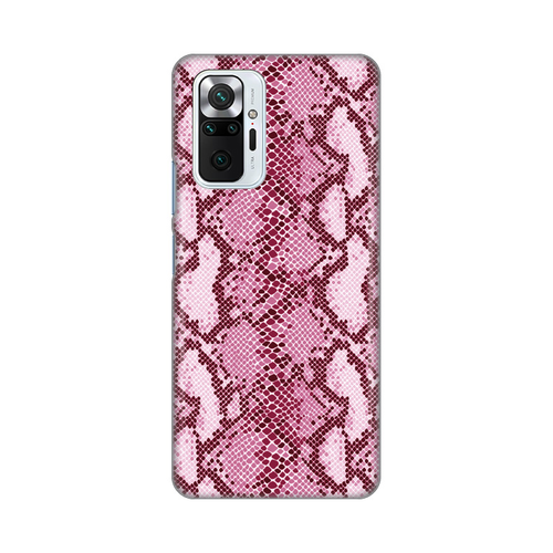 Torbica Silikonska Print za Xiaomi Redmi Note 10 Pro/10 Pro Max Pink Snake slika 1