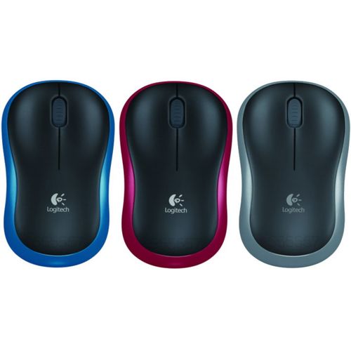 LOGITECH 910-002240 M185, crveni bežični miš slika 2