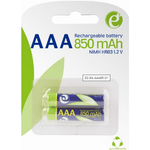 EG-BA-AAA8R-01 ENERGENIE 850mAh AAA, PAK2 CK, ready-to-use PUNJIVE NiM baterije (rechargeable) slika 3