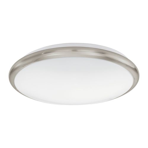 Eglo Manilva plafonjera/1, led, 11w, 950lm, prom 300, nikl-mat/bijela  slika 1