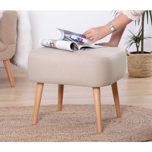 Parrot - Cream Cream Pouffe slika 2