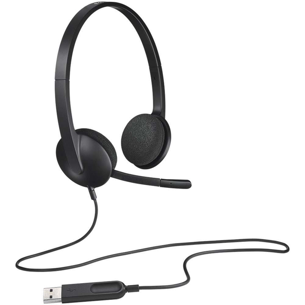 LOGITECH H340 USB Slušalice - Crne, Sa Kabelom slika 1