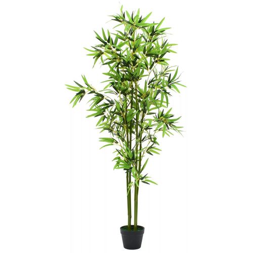 Umjetna biljka bambusa s lončanicom 175 cm zelena slika 7