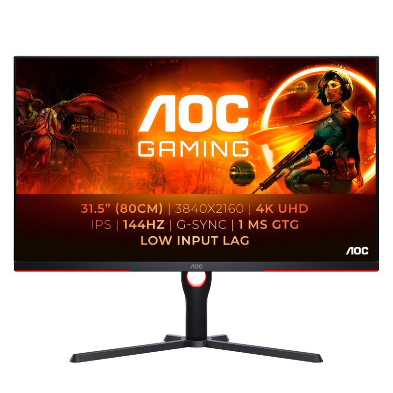 AOC AOC U32G3X 31.5″ IPS 4K UHD 144Hz Gaming Monitor image