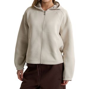 ANTA Ženski duks sa kapuljačom na kopčanje Knit Track Top, Bež