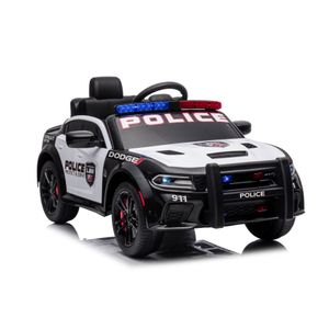 Licencirani policijski auto na akumulator Dodge Charger - crno/bijeli