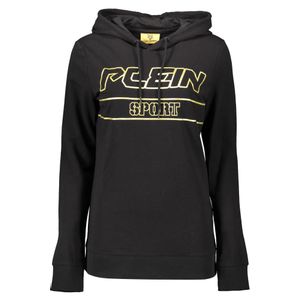 PLEIN SPORT SWEATSHIRT WITHOUT ZIP WOMAN BLACK