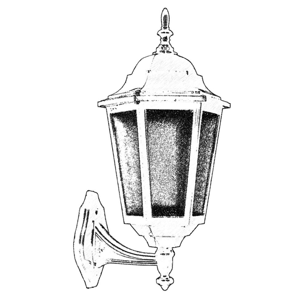 Spoljna zidna lampa "BAP-68188-BSY", crna slika 2