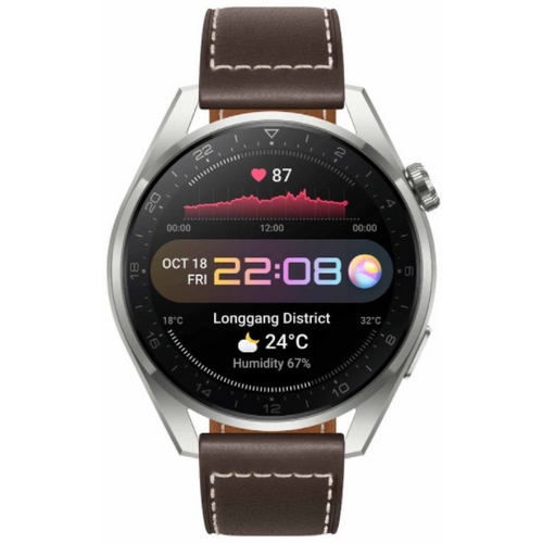 Huawei Watch 3 Pro pametni sat: smeđi slika 1