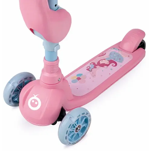 MoMi KIURU romobil, pink slika 5