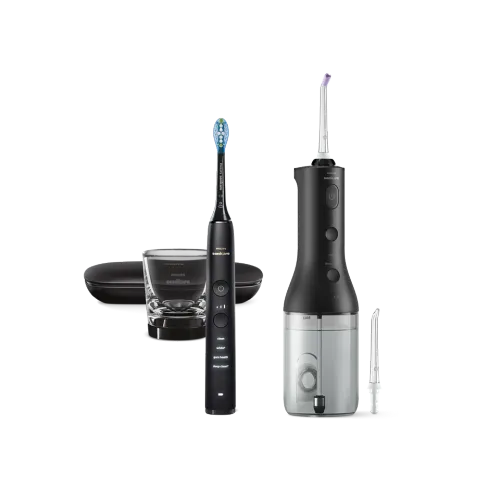 Philips Sonicare bežični oralni tuš + sonična četkica za zube DiamondClean 9000 HX3886/43 slika 2