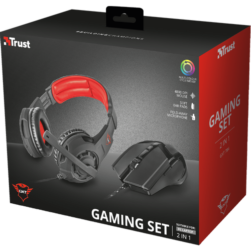 Trust gaming slušalice i miš GXT784 (21472) slika 6