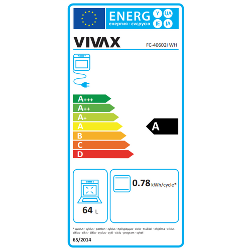 Vivax HOME FC-40602I WH Plinsko-električni štednjak slika 3