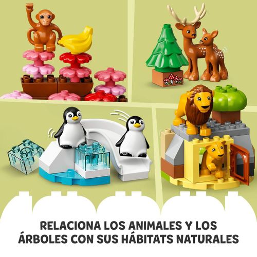 Playset Lego 10975 DUPLO Wild Animals of the World (142 Dijelovi) slika 6