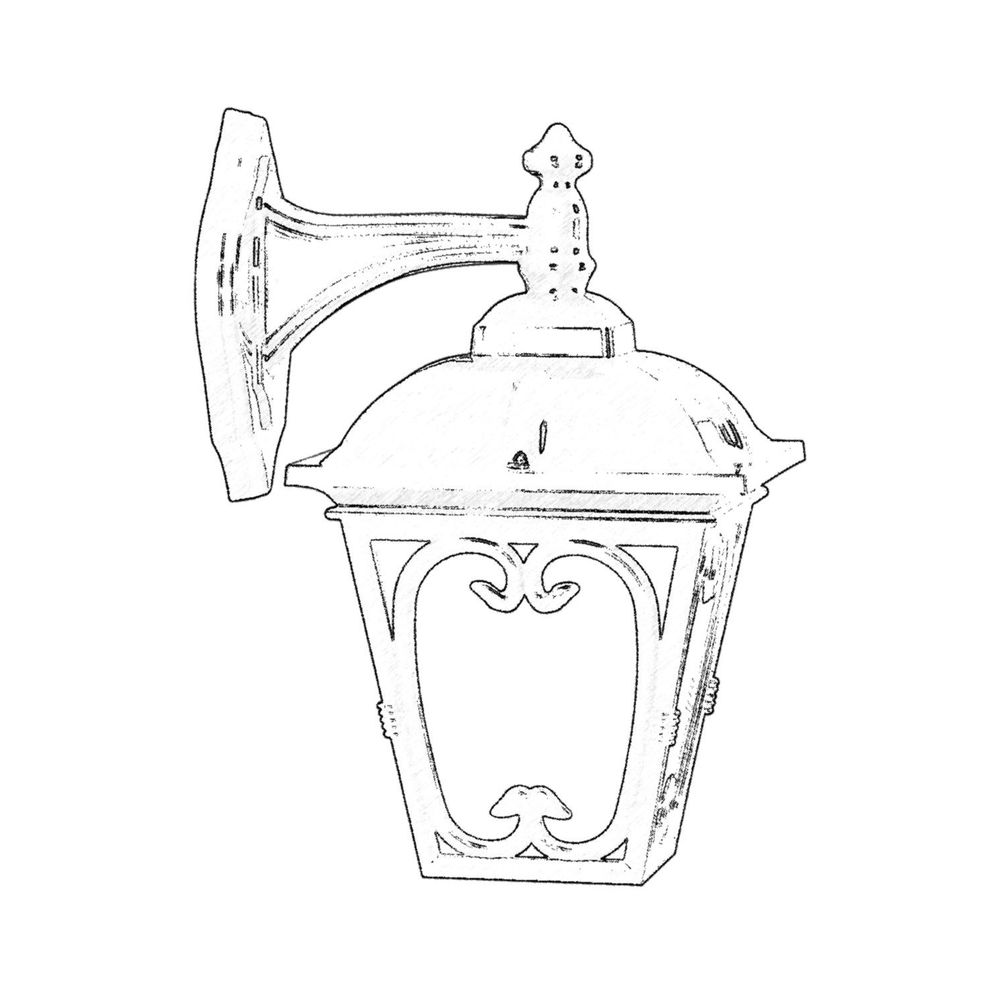 BAP-68181-BSY-M4 Crna Spoljašnja Zidna Lampa slika 2