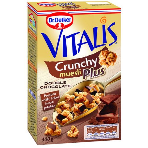  Dr. Oetker crunchy plus dupla čokolada 300g slika 1