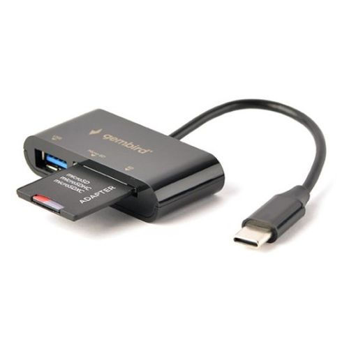 UHB-CR3-02 Gembird USB Type-C SDXC citac kartica za mobilne telefone i tablete slika 5