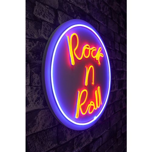 Wallity Ukrasna plastična LED rasvjeta, Rock n Roll - Multicolor slika 7