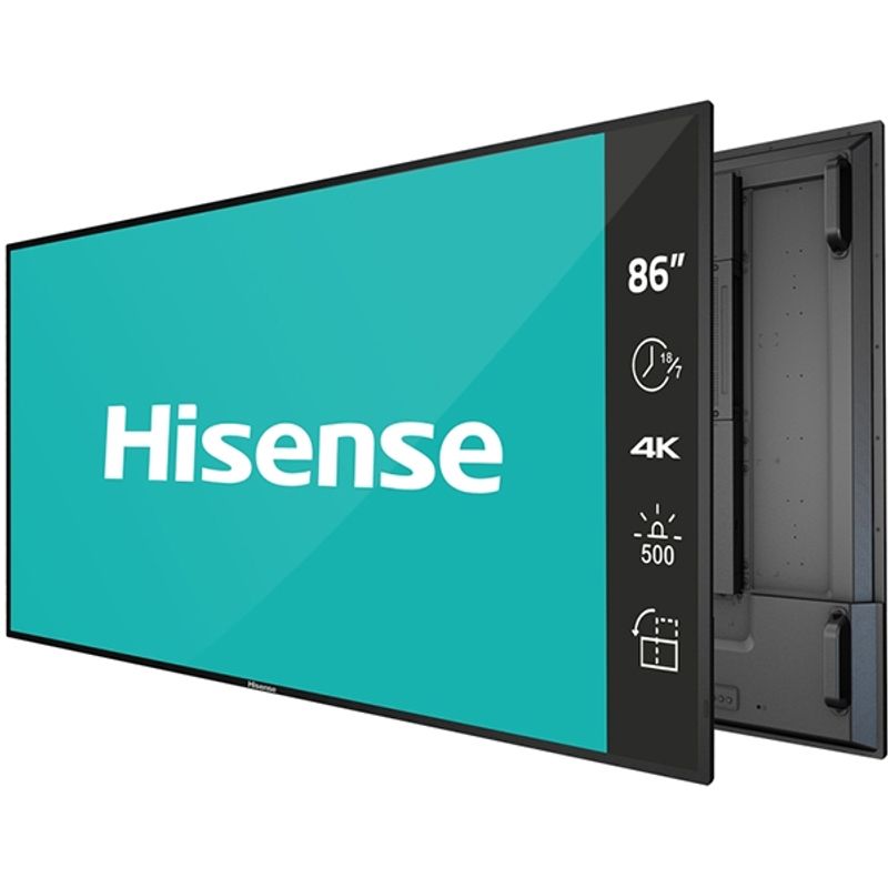 Hisense Hisense digital signage display 86B4E30T 86” / 4K / 500 nita / 60 Hz / (18h / 7 dana) image