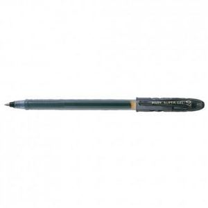 Roler Pilot, Supergell LS-8F-BG-B, 0,39 mm, crni