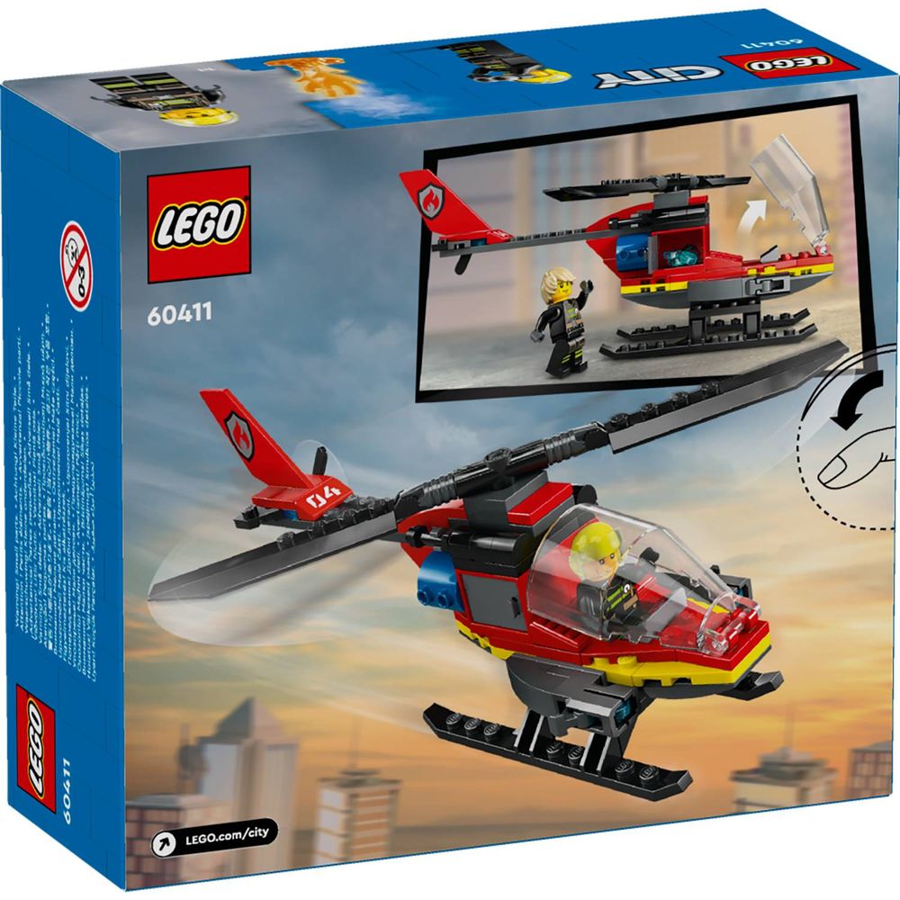 LEGO 60411 Vatrogasni spasilački helikopter slika 10