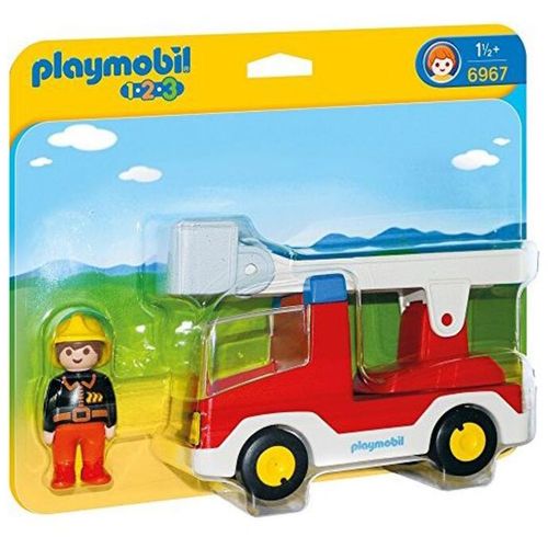 Playset 1.2.3 Fire Truck Playmobil 6967 slika 1