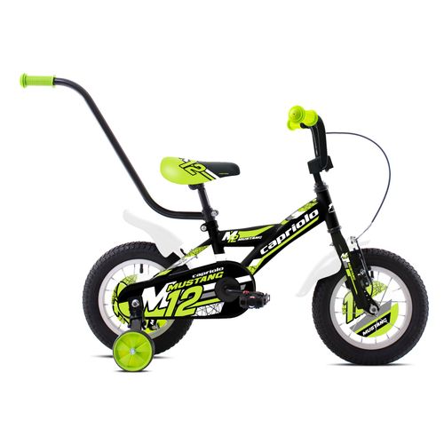 Capriolo BMX Bicikl MUSTANG 12" - Crni i Limeta slika 2