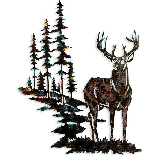 Deer Multicolor Decorative Metal Wall Accessory slika 6