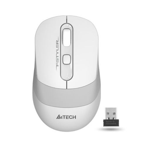 A4 TECH FG10 FSTYLER Wireless USB beli miš slika 1