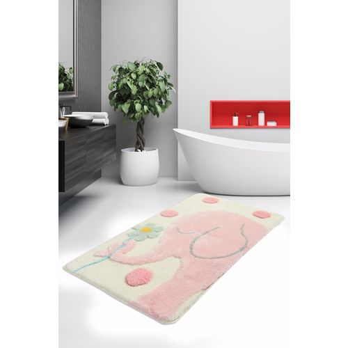 Büyük Fil - Pink Multicolor Acrylic Bathmat slika 1