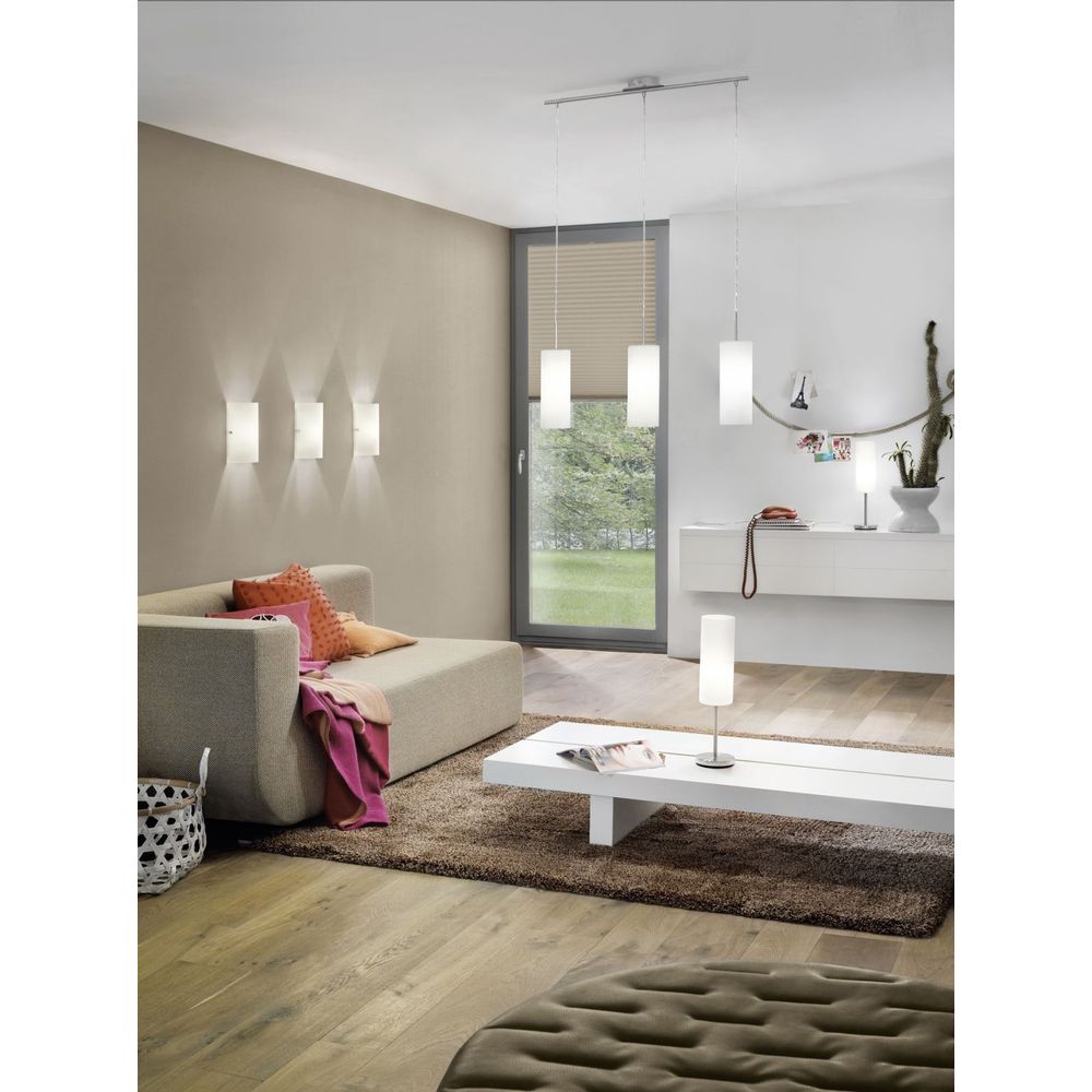 Eglo Tyoy 3 Stolna Lampa - Nikl-Mat sa Opal-Mat Staklom slika 2