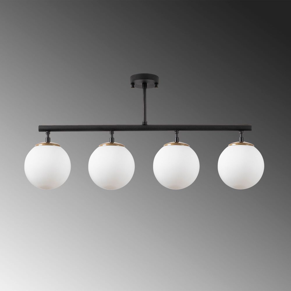 Luster Fazli - 10426 u crno-zlatno-krem boji slika 4