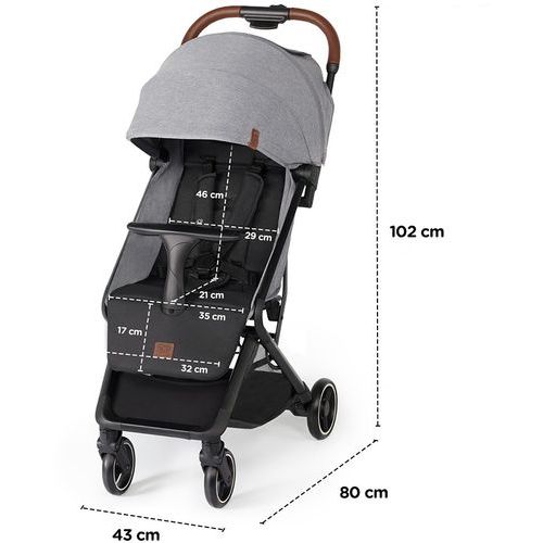 Kinderkraft Nubi2 kompakt kolica Sand Beige