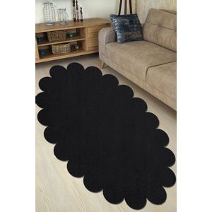 Ellipse Daisy - Black Black Hall Carpet (100 x 150)