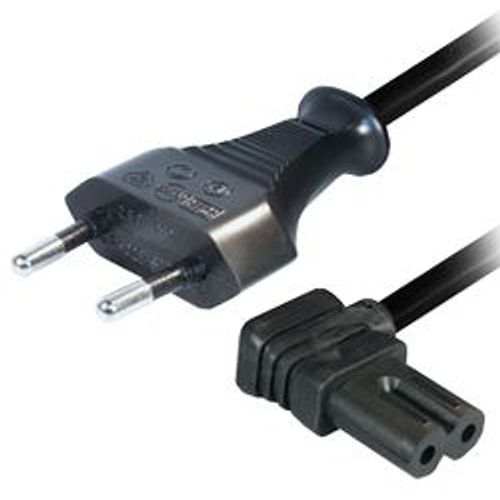 Transmedia AC Power Cord 1,5m, Angled slika 1