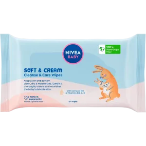 NIVEA Baby Soft & Cream maramice 57 kom