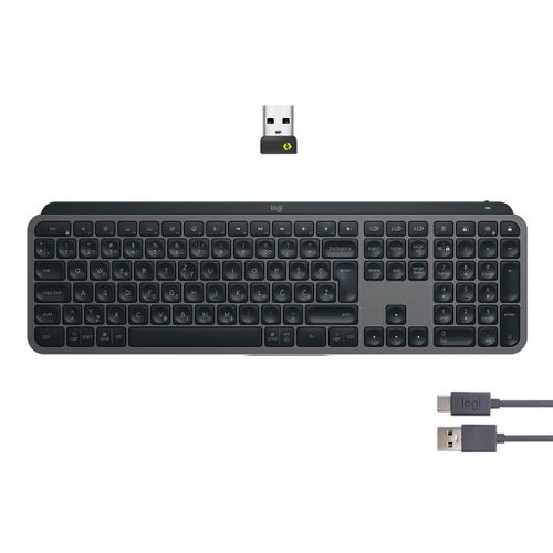 Logitech tipkovnica MX Keys S, grafitna, SLO raspored slika 8