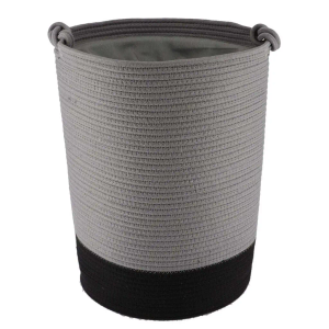 Tendance pletena košara 50x33,5 cm, siva crna