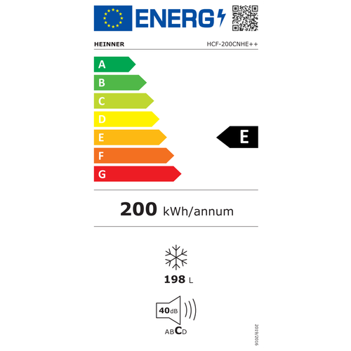 Heinner zamrzivač HCF-200CNHE++ - Pouzdanost i Učinkovitost slika 2