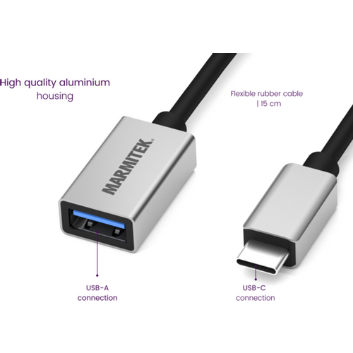 MARMITEK, USB adapter tipa C na USB-A slika 1