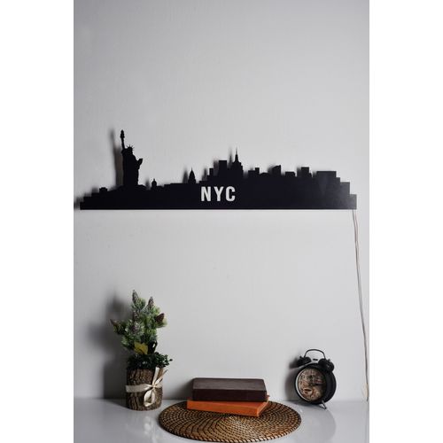 NYC Skyline - Yellow Yellow Decorative Led Lighting slika 4