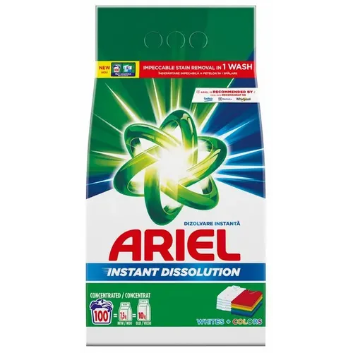Ariel prašak za veš White&Color 7.5 kg, 100 Pranja slika 1