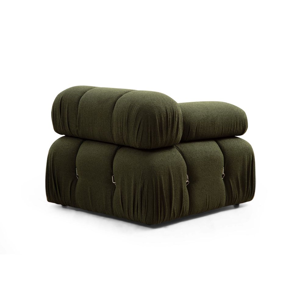 Ugaona Sofa Bubble Green L1-O1-1R-PUF u Zelenoj Boji slika 7