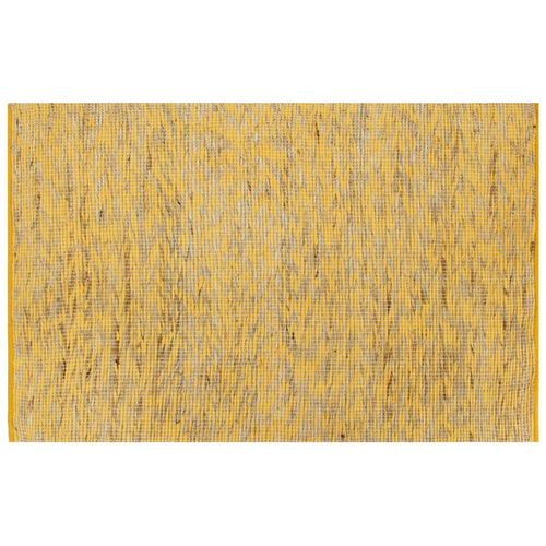 Ručno rađeni tepih od jute žute i prirodne boje 160 x 230 cm slika 1